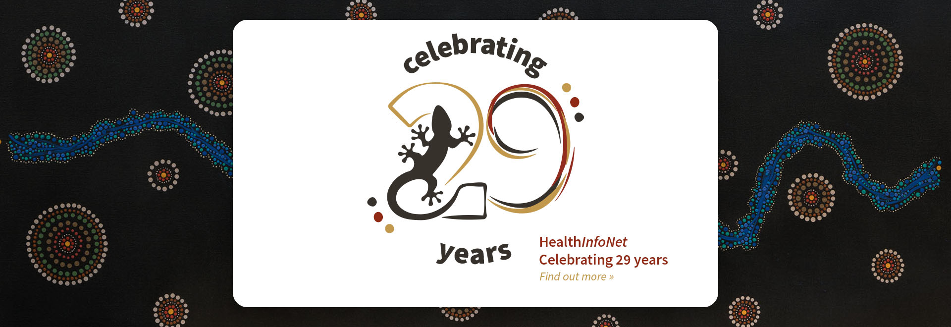 Celebrating 29 years banner